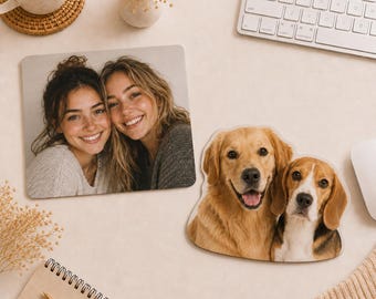 Cute Mouse Pad,Photo Mouse Pad,Custom Anime Mouse Pad,Pet Photo on Mouse Pad,Scenery MousePad,Office Decor,Desk Accessory,Coworker Gift