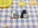 Cat hold books pins set label pin hard cute kawaii funny Birthday gift for her anime badge pin board display jeans 