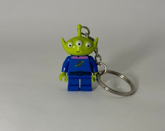 Toy Story Alien mini figure keychain - geek nerd retro - Buzz Lightyear Woody pixar