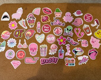 Cool girl stickers x50 cute gift idea or stocking filler