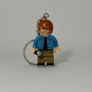 Ed Sheeran mini figure keychain - geek nerd retro pop
