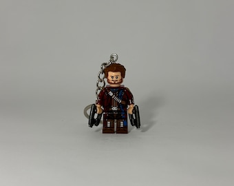 Star Lord / Peter Quill mini figure keychain - geek nerd retro avengers guardians of the galaxy Chris pratt