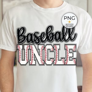 Uncle Baseball Baseball Uncle PNG Image, Baseball Black Design, Sublimation Designs ...