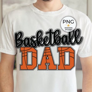 Imagen PNG de papá de baloncesto, diseño de letras de baloncesto, descargas de diseños de sublimación, archivo PNG
