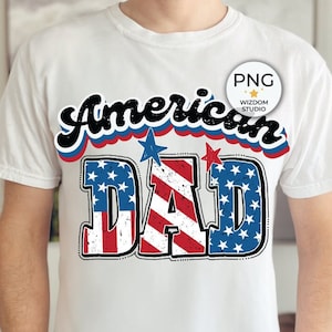 American Dad PNG Image, 4th of July Patriotic Men Design, Sublimation Designs Downloads, PNG File