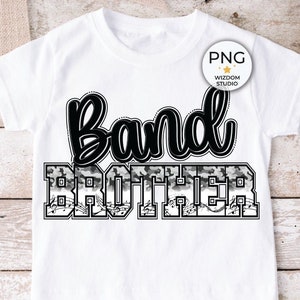 Imagen PNG de Band Brother, diseño de banda de música con letras de camuflaje, descargas de diseños de sublimación, archivo PNG