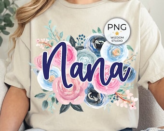 Nana png-afbeelding, Nana bloemenontwerp, downloads van sublimatieontwerpen, png-bestand