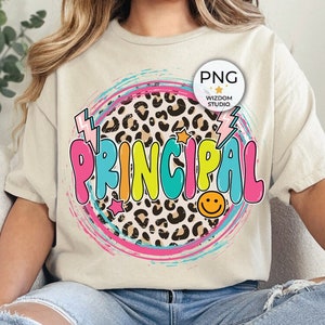 Principal PNG Image, Teacher Back to School Design, Sublimation Designs Downloads, PNG File