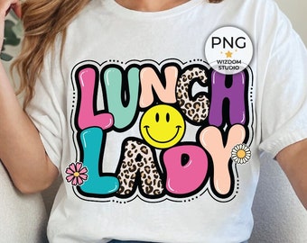 Imagen PNG de la señora del almuerzo, diseño de cafetería de leopardo, descargas de diseños de sublimación, archivo PNG