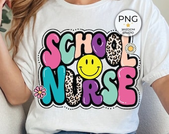 School Nurse PNG Image, Back To School Nurse Design, Sublimation Designs Downloads, PNG File