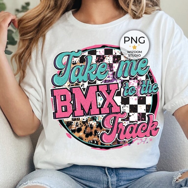 Take Me To The BMX Track PNG Image, Racing Checkered Flag Leopard Design, Sublimation Designs Download, PNG File