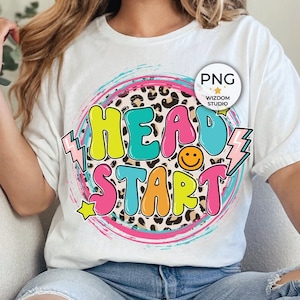 Head Start PNG Image, Back to School Design, Sublimation Designs Downloads, PNG File