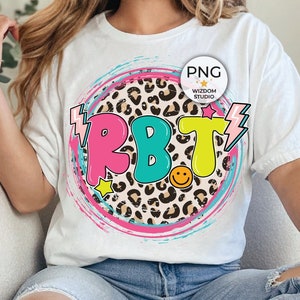 RBT PNG Image, Leopard Registered Behavior Technician Design, Sublimation Designs Downloads, PNG File