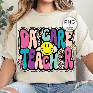 Kindertagesstätte Lehrer PNG Bild, Zurück in der Schule Leopard Design, Sublimation Designs Downloads, PNG Datei