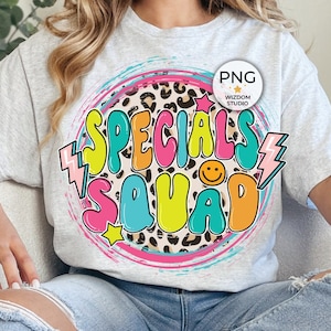 Specials Squad PNG Image, Back To School Design, Sublimation Designs Downloads, PNG File