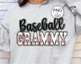 Baseball Grammy PNG Image, Baseball Grandma Black Design, Sublimation Designs Downloads, PNG File