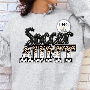 Fußball Tante PNG Bild, Leopard Fußball Brief Design, Sublimation Designs Downloads, PNG Datei