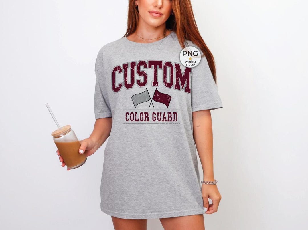 Inventory Color Guard Custom Color Guard PNG, Personalized Mascot Name and Colors ...