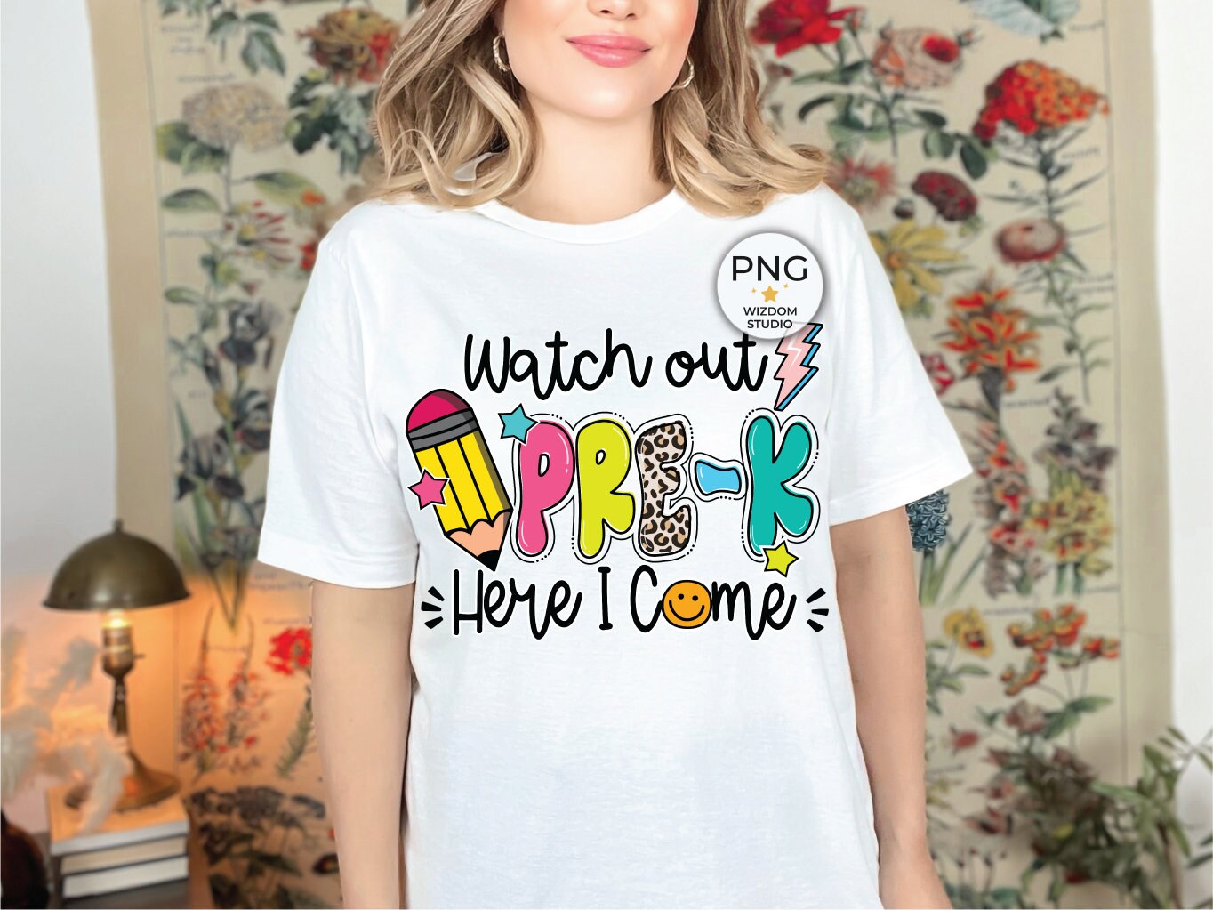 Watch Out Pre-k Here I Come PNG Image, Back to School Design ...