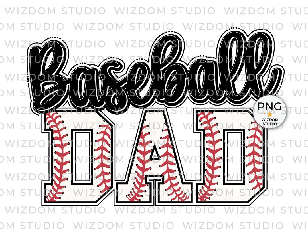 Baseball Dad PNG Image Baseball Laces Dad Design Sublimation - Etsy
