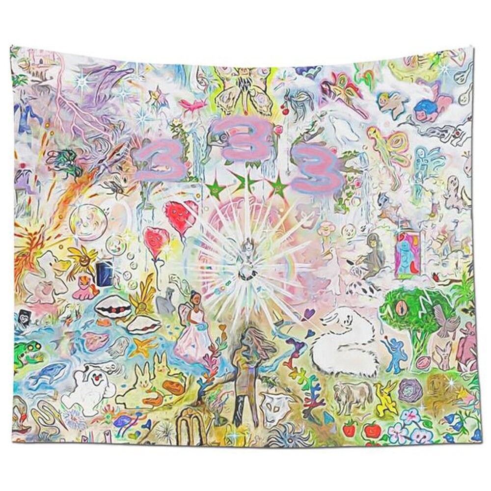 333 Bladee Album Cover Tapestry Wall Tapestry Bladee Etsy