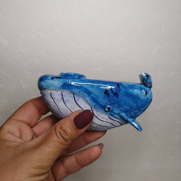 Whale pipe, pipe, handmade pipe, ceramic pipe,