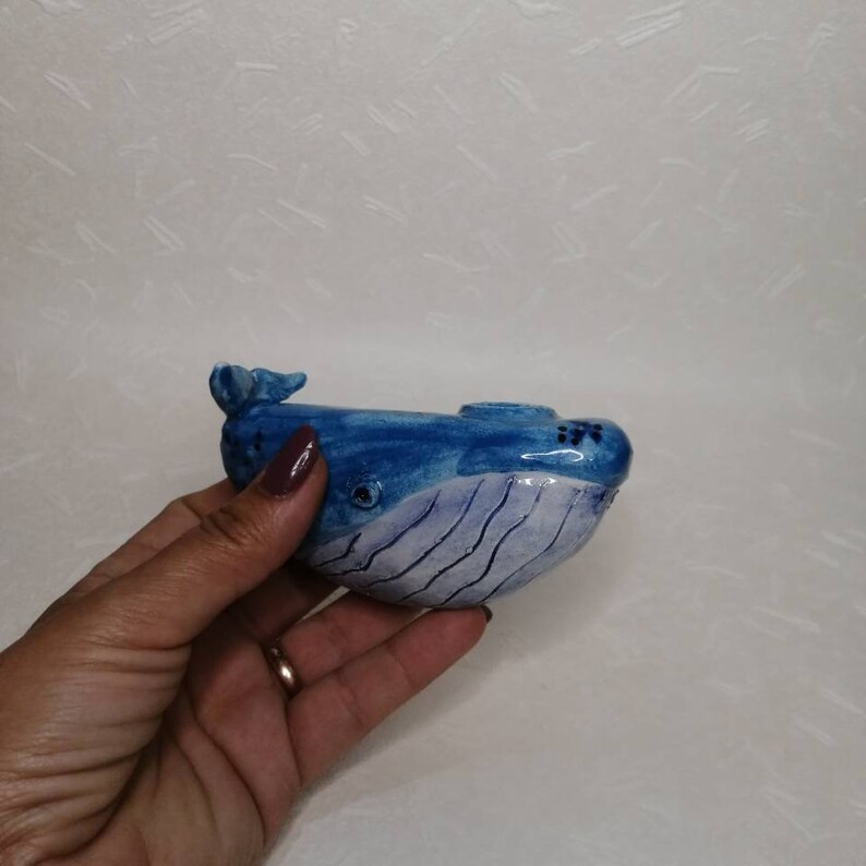 Whale Pipe, Pipe, Handmade Pipe, Ceramic Pipe, Etsy