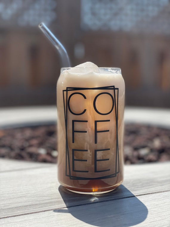 Kaffee Libbey Glas Dose Kaffee Soda Dose Glas Eiskaffee Glas Eistee Kaffee Design Cola Glas Becher Benutzerdefinierte Tasse Brautdusche Home Deco