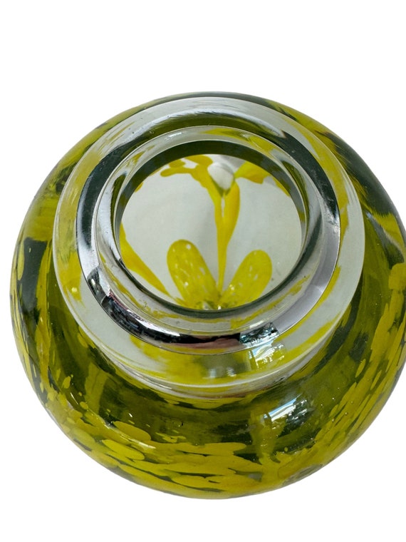 Hand blown Art Glass dresser bottle /victor Zimme… - image 8