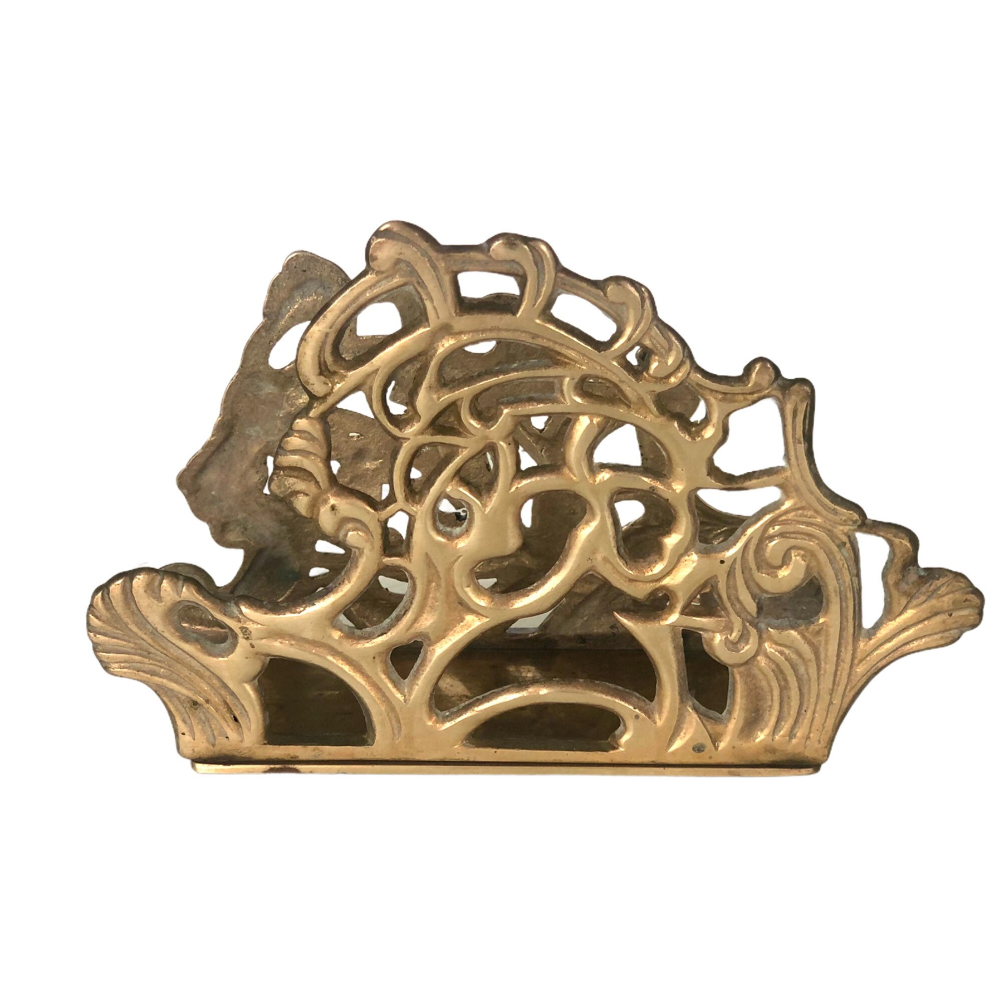 Vintage Brass Napkin Holder/hollywood Regency/kitchen and Etsy