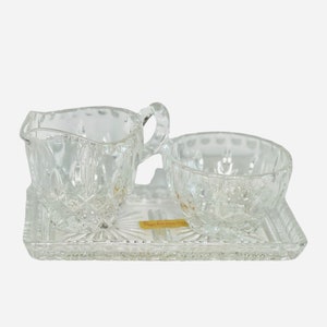 Crystal cream and sugar set Nachtmann crystal 3 pieces