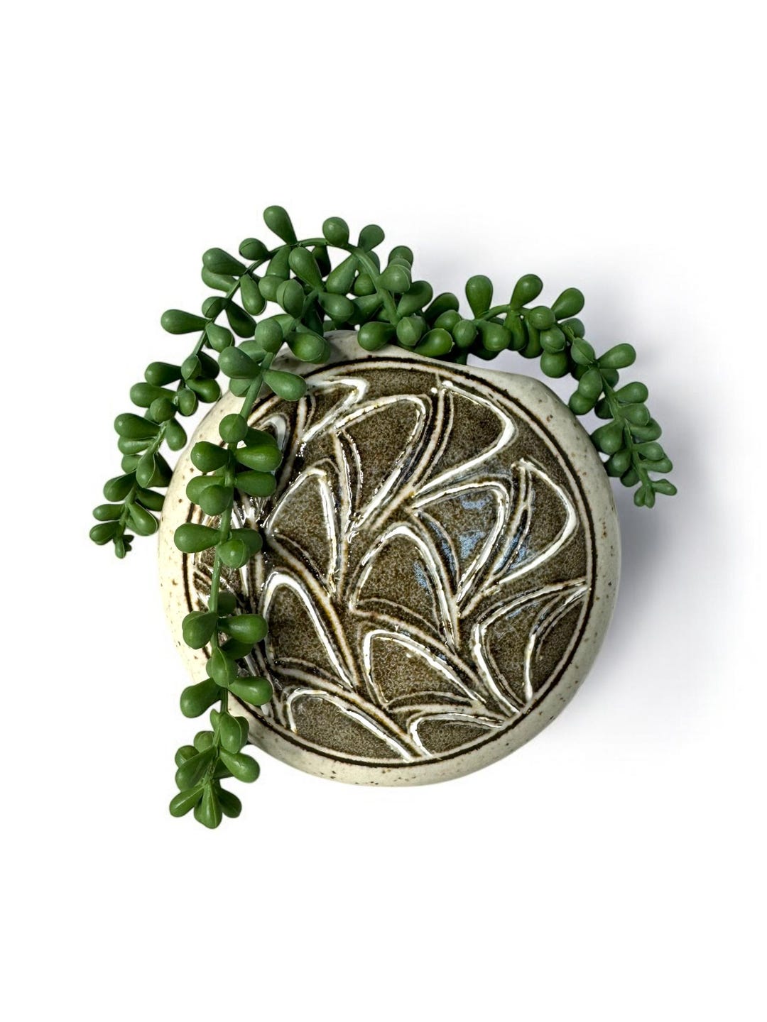 Art Pottery Wall Pocket/hanging/wall Vase/planter/wall Decor/ceramic