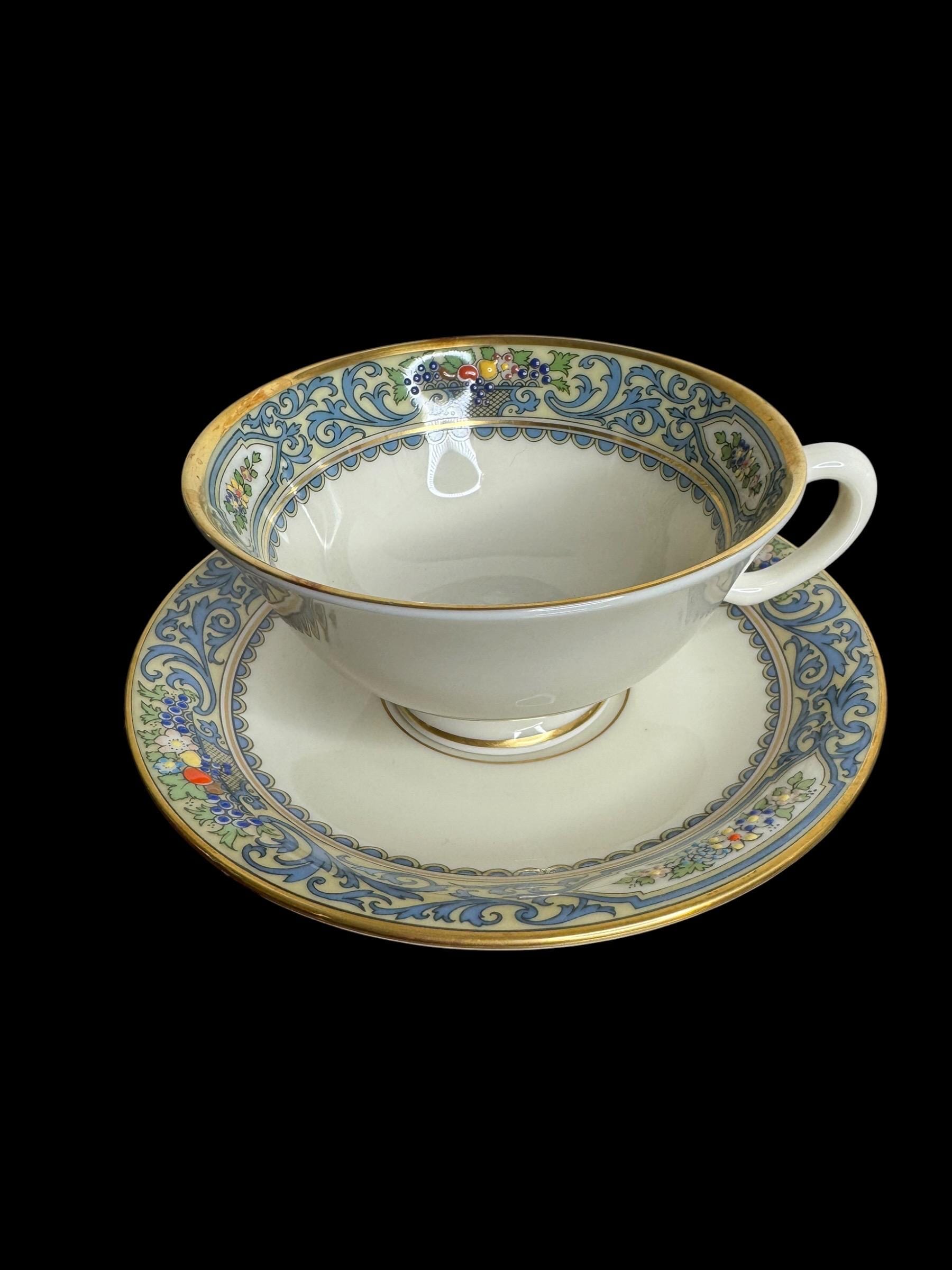 Lenox Autumn Tea Cup and Saucer - Etsy