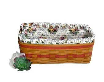 Longaberger Mother's Day Basket 1998: Small Woven Cottagecore