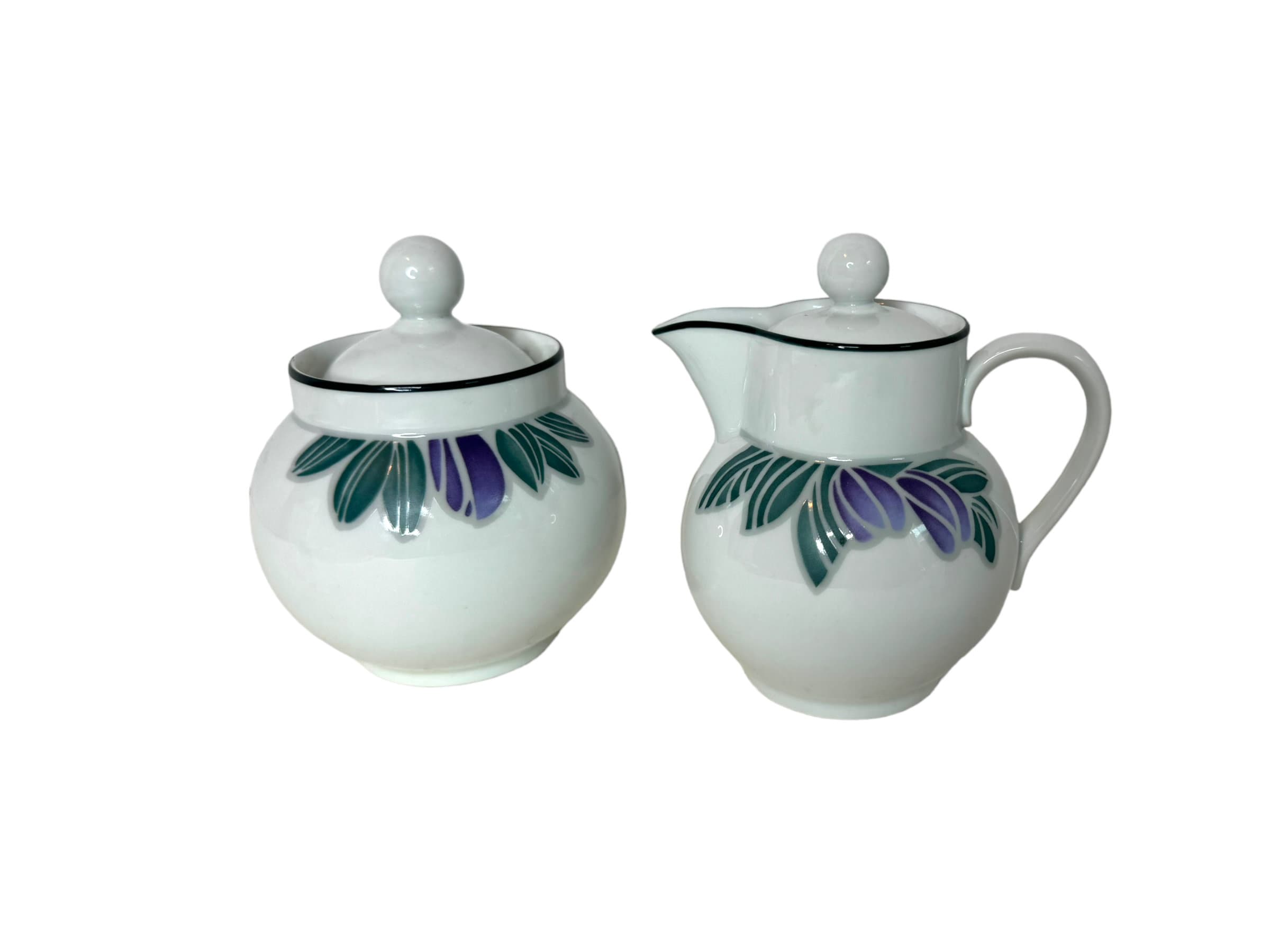 Dansk Eden Portugal Porcelain Coffee Pot Purple Green Floral – Olde Kitchen  & Home