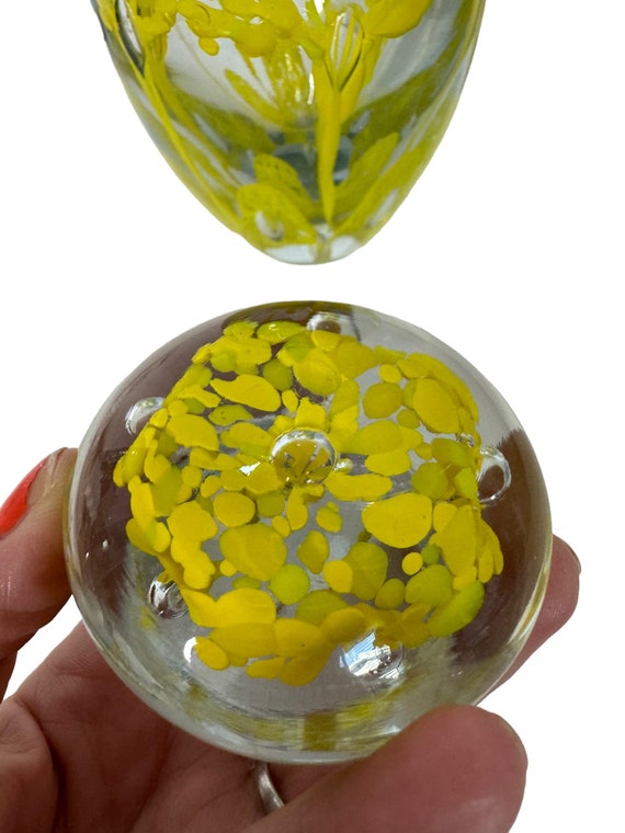 Hand blown Art Glass dresser bottle /victor Zimme… - image 5