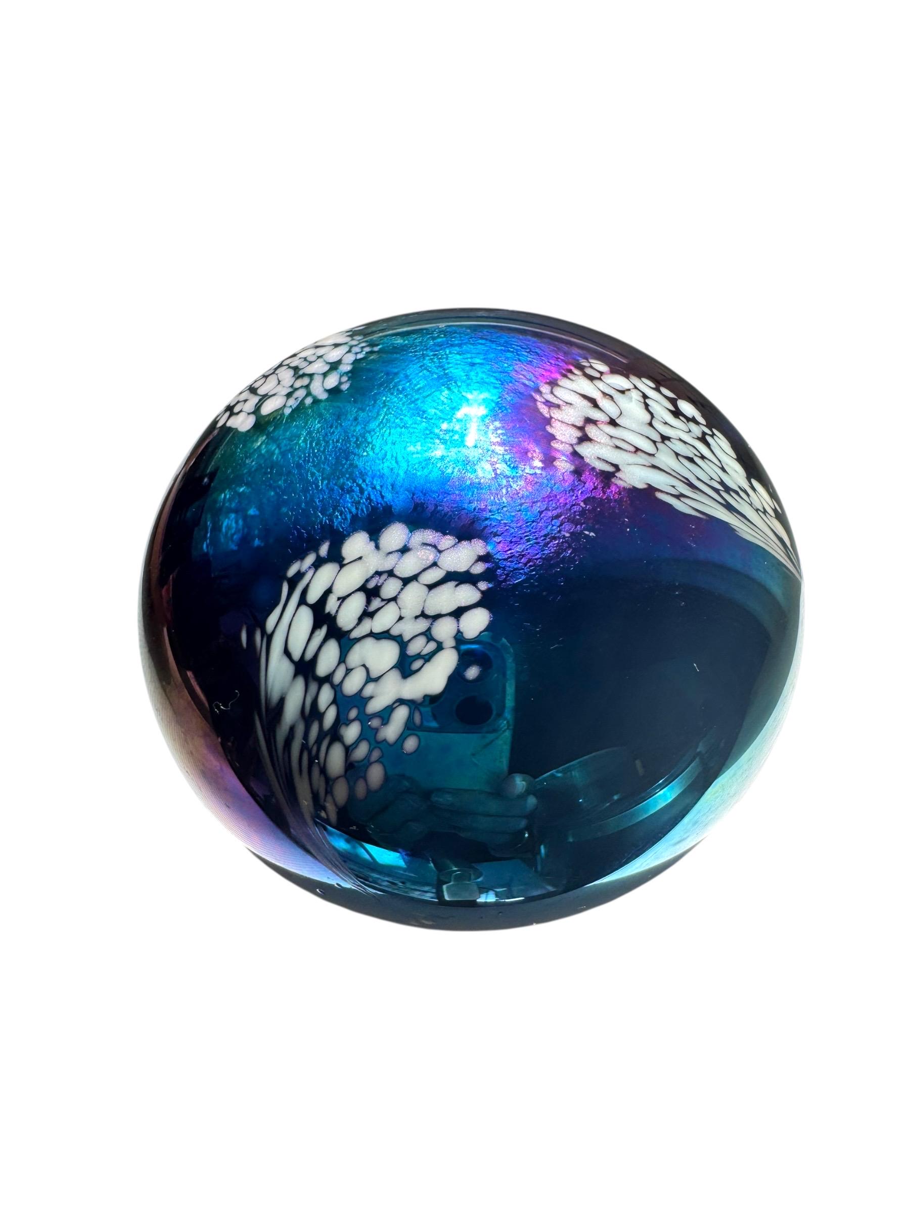 Glass Eye Studio Kolibri-Futterstation – Regenbogenfarben, Mit S-Haken, Aus Glas, Handgefertigt In USA