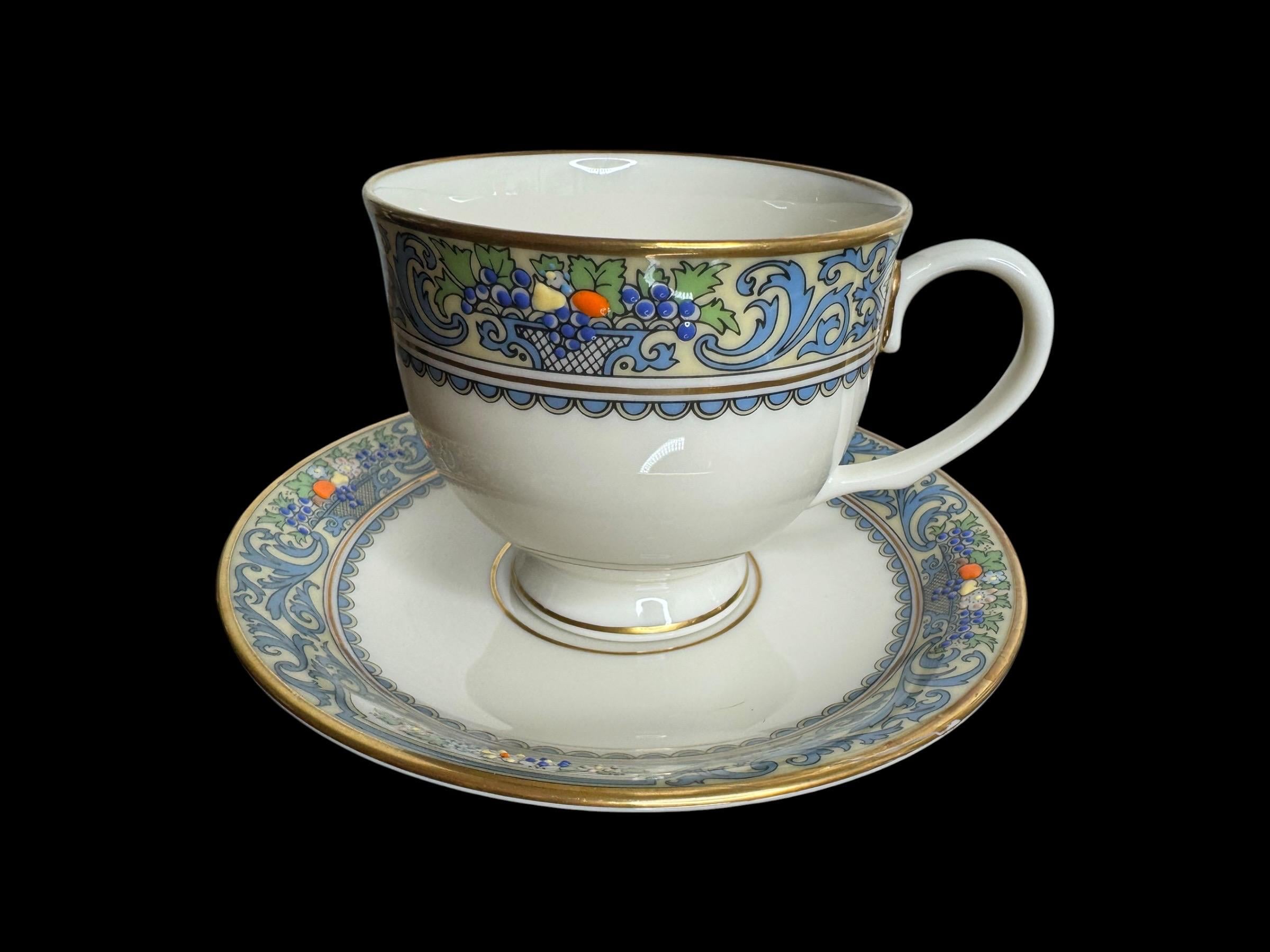 Lenox Autumn Tea Cup and Saucer - Etsy