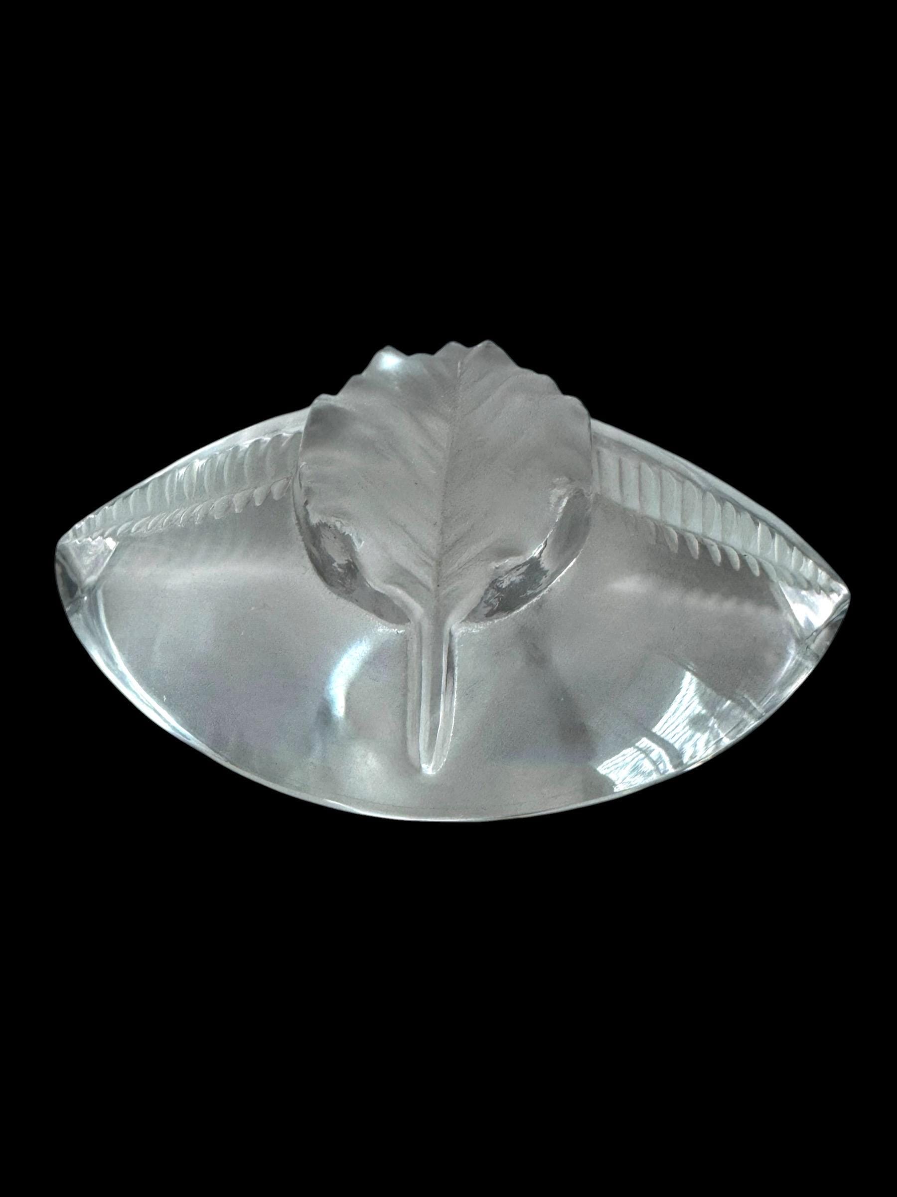 Lalique Leaf - Etsy