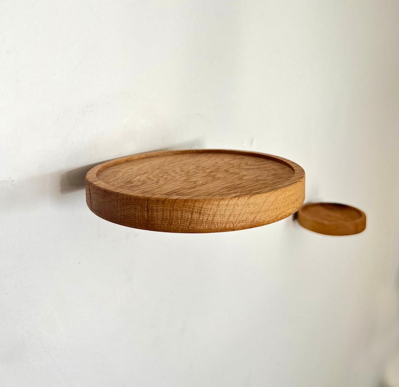 Floating Wood Shelves, Plant Shelf image 8