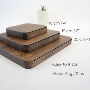 wooden shelves