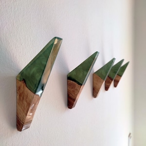 Epoxy Wood Hook, Coat Rack Wall Mount, Coat Hanger, Towel Rack, Coat Rack, Hat Rack Wall Mount, Hat Hook, Towel Hook, Coat Hooks