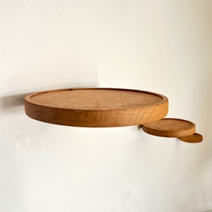 Floating Wood Shelves, Plant Shelf image 10