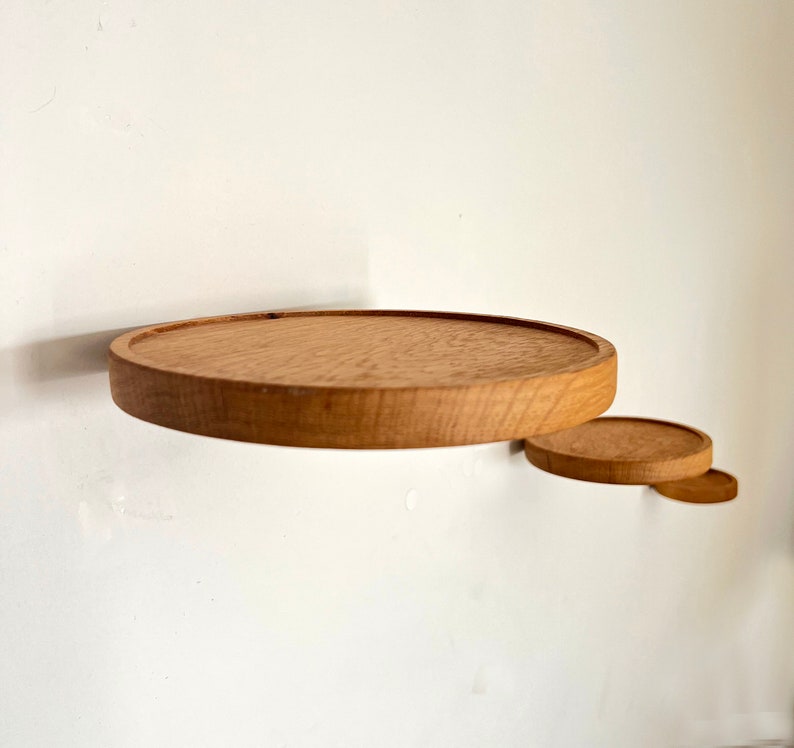 Floating Wood Shelves, Plant Shelf image 10