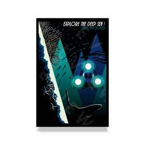 Póster de pared (sin marco) - ¡Explora!