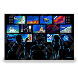 Matte Wall Poster (Unframed) - Marine Scientists