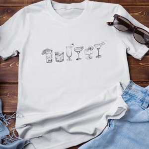Cocktail Glass T Shirt