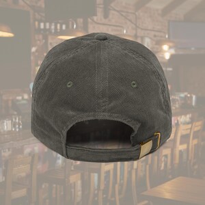 Gorra de pana Split The G, gorra bordada Guinness, regalo unisex de cerveza irlandesa imagen 6