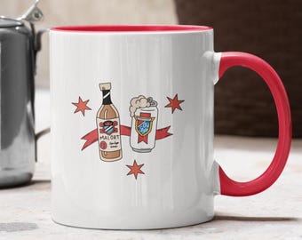 Chicago Handshake Coffee Mug, Malort Fan Gift, Old Style Lover Cup, Chicago Gift Idea, 15 oz Mug