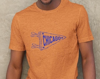 Chicago Bears Tee, Pennant Unisex Short Sleeve Shirt